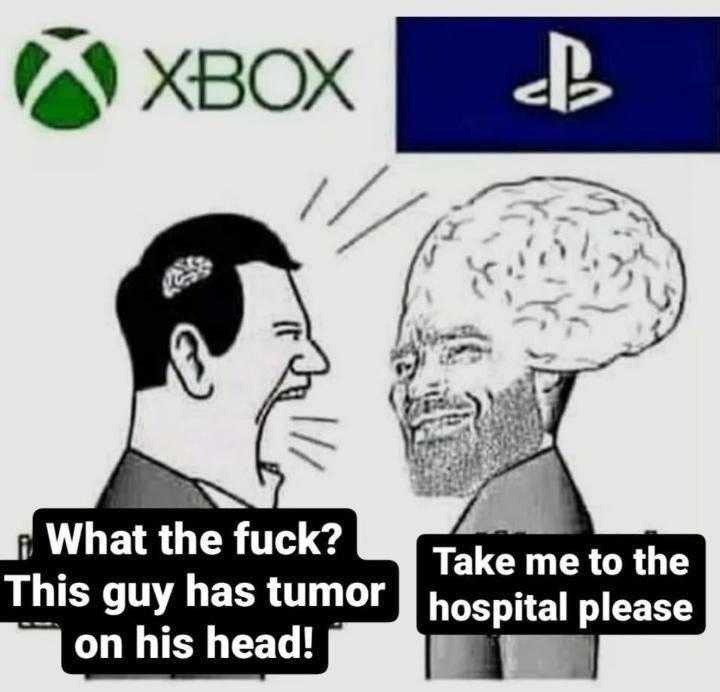 a cartoon of a man with a beard and a man with a beard and a video game controller