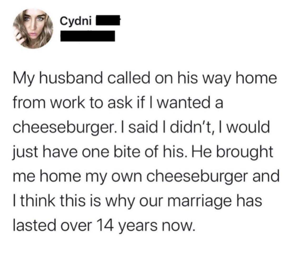 a woman is shown in a tweet with a message about her husband