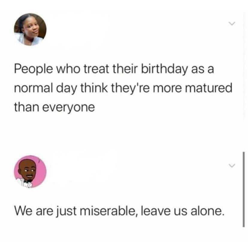 a screenshot of a woman ' s tweeing about her birthday