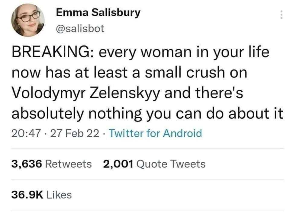 a tweet message from a woman who is about to be taken