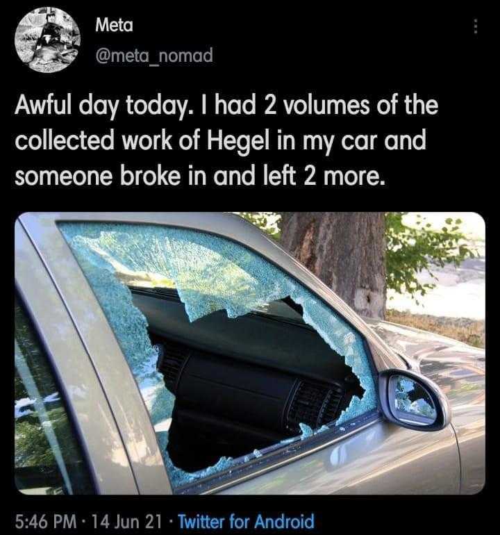 a close up of a car window with a broken window