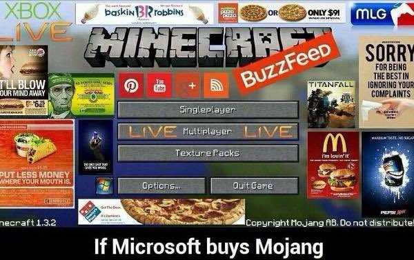 microsoft buys mojang for $ 1 billion in gaming