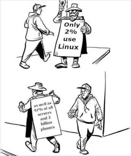 a cartoon of a man holding a sign and another man holding a sign