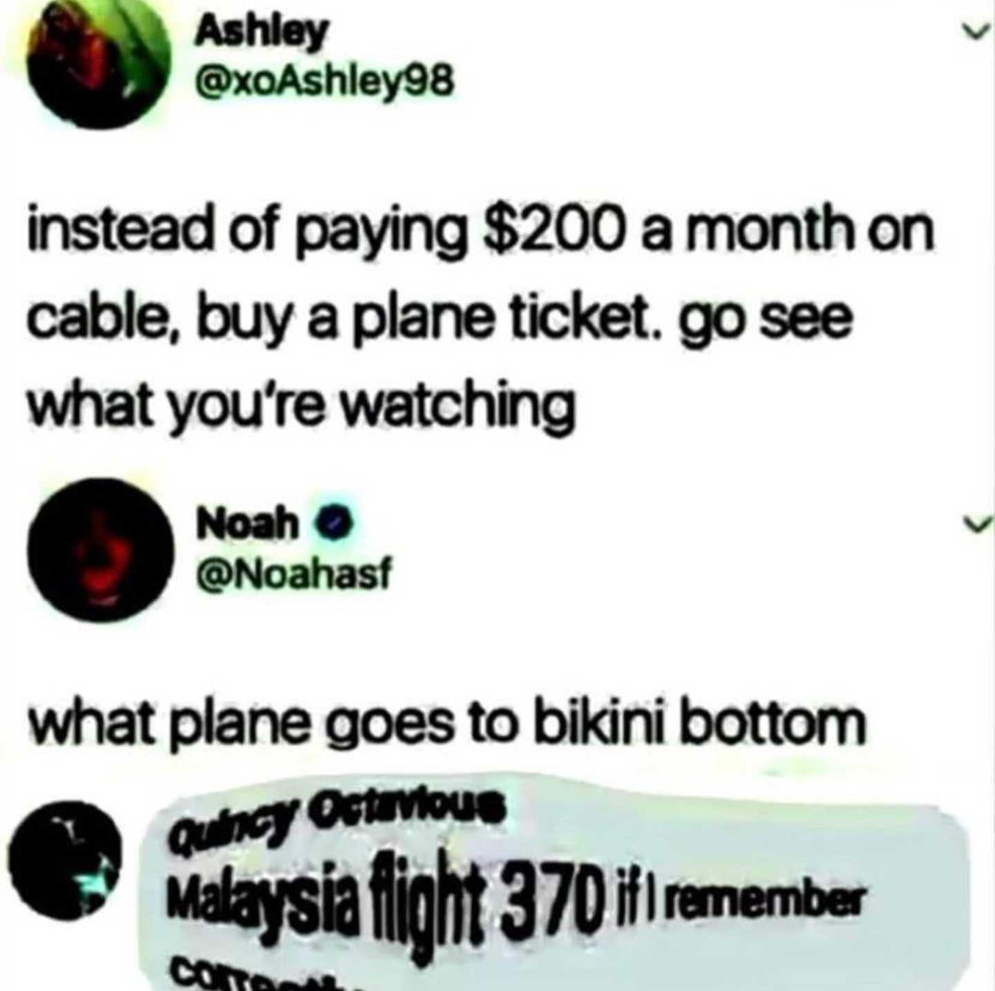 a close up of a text message with a picture of a plane