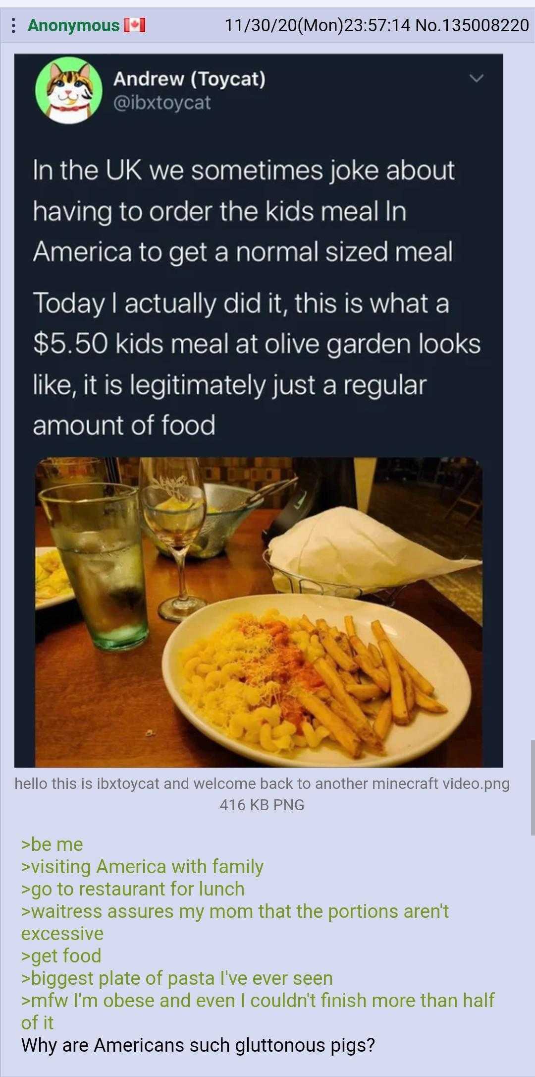 a screenshot of a plate of food with a text message