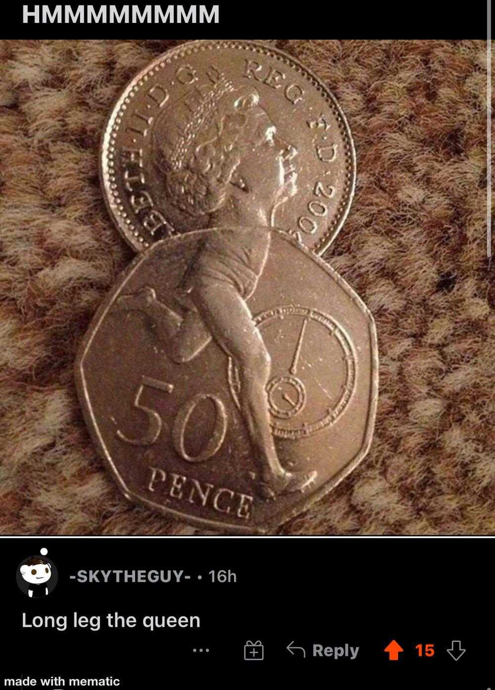 a close up of a coin with a woman on it