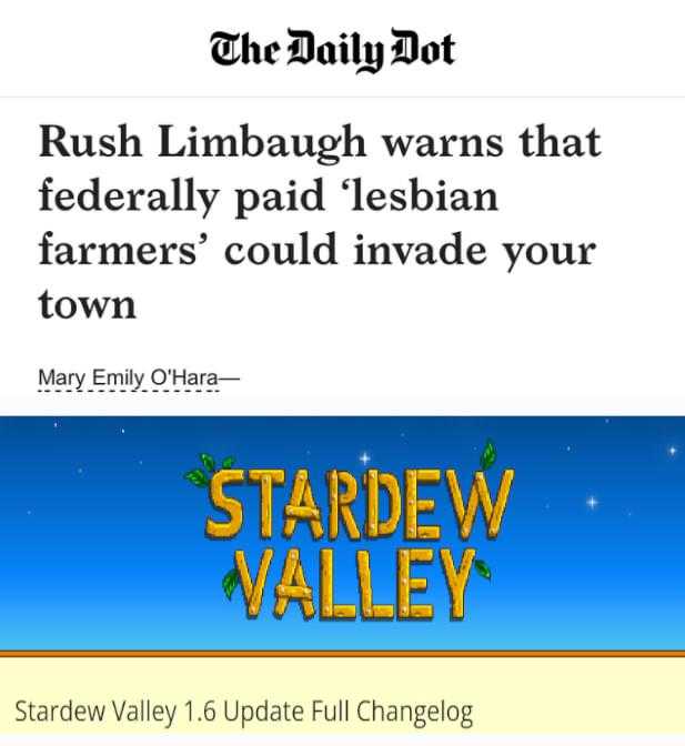 a screenshot of a newspaper article with a picture of a farmer