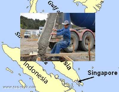 image of a man working on a cement truck