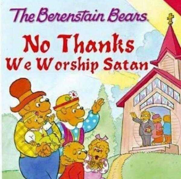 a picture taken from the berenstaan bears book