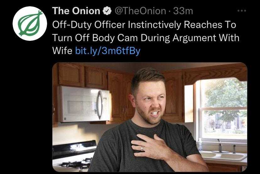 someone is on the onion tweet to get a picture of a man