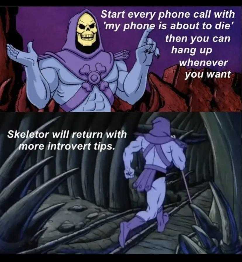 a cartoon picture of a man in a purple outfit and a skeleton in a purple outfit