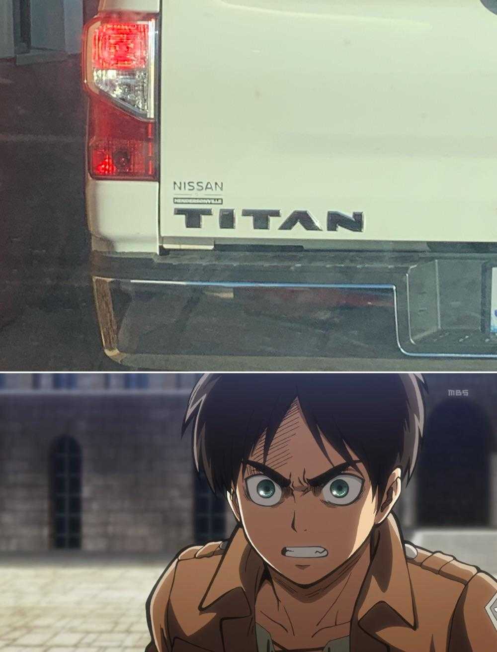 anime characters are shown in the back of a truck