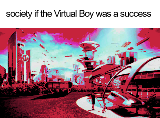 there is a picture of a futuristic city with a red sky