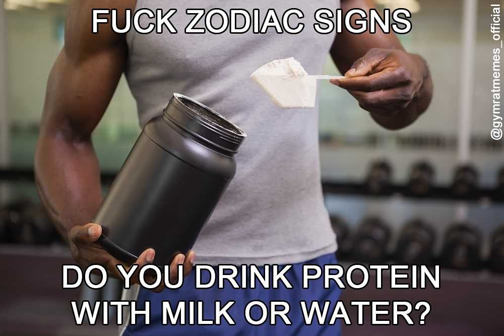 there is a man holding a protein shaker and a bottle