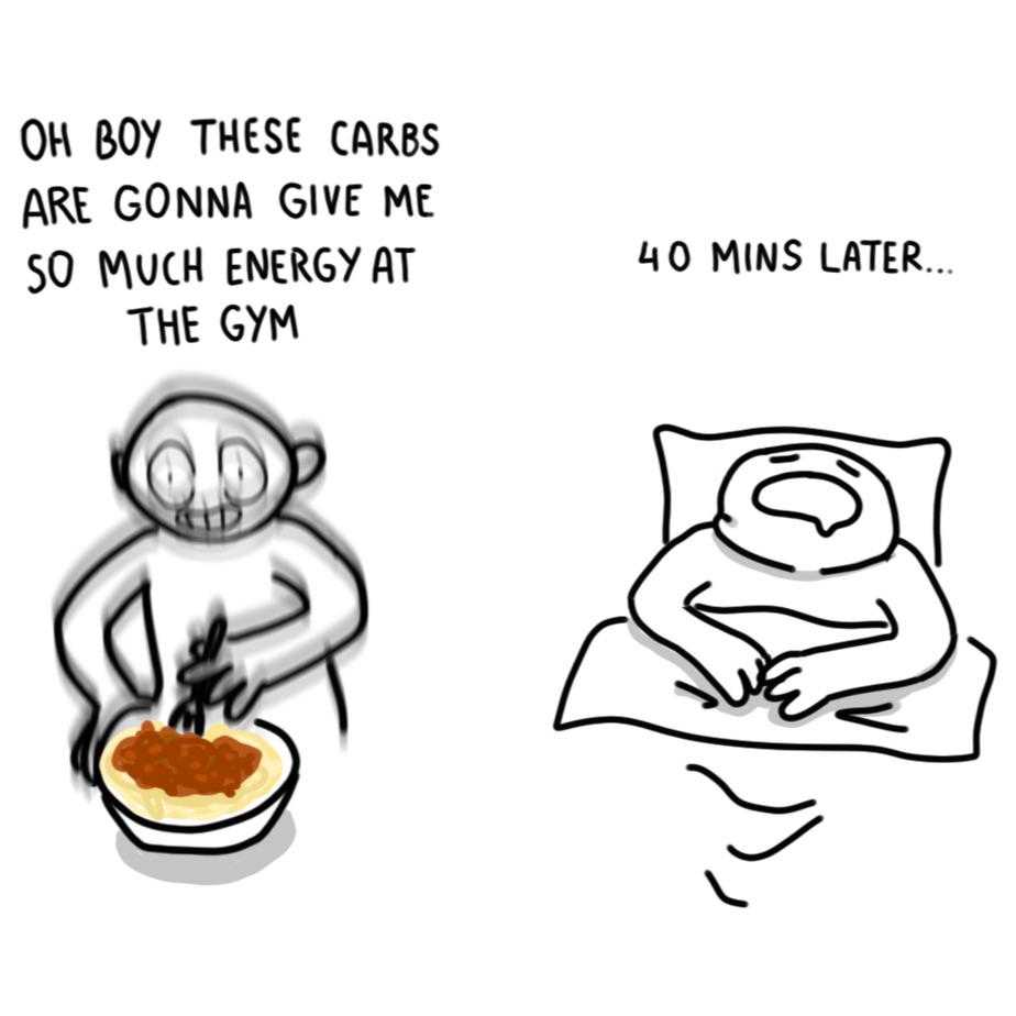 cartoon of a monkey eating a bowl of food and a monkey sitting on a pillow