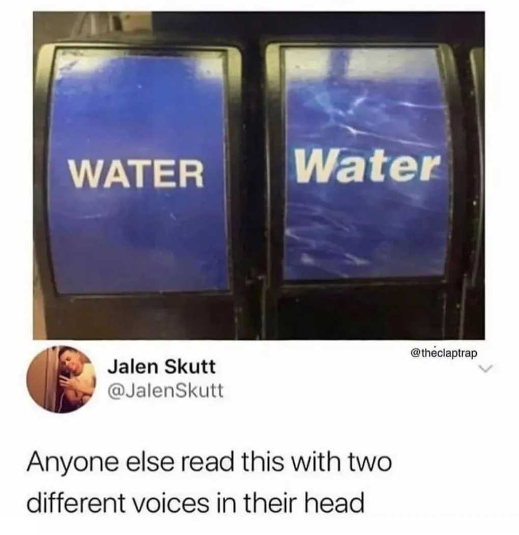 a close up of two blue water coolers with a person on the side