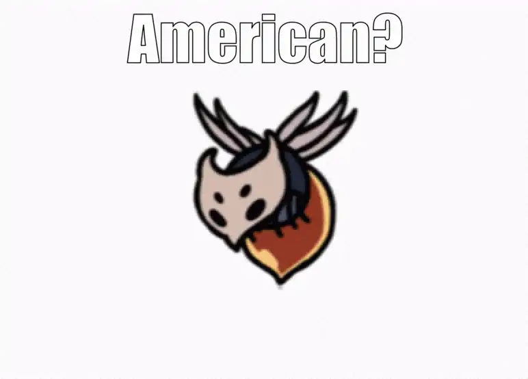 there is a picture of a cartoon animal with a caption that says american