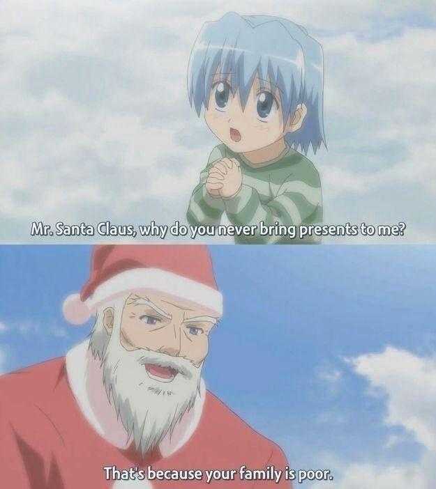 anime christmas memes that are so funny