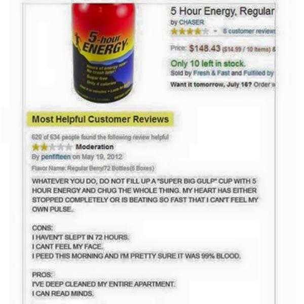 a screenshot of a product listing for a product called energy