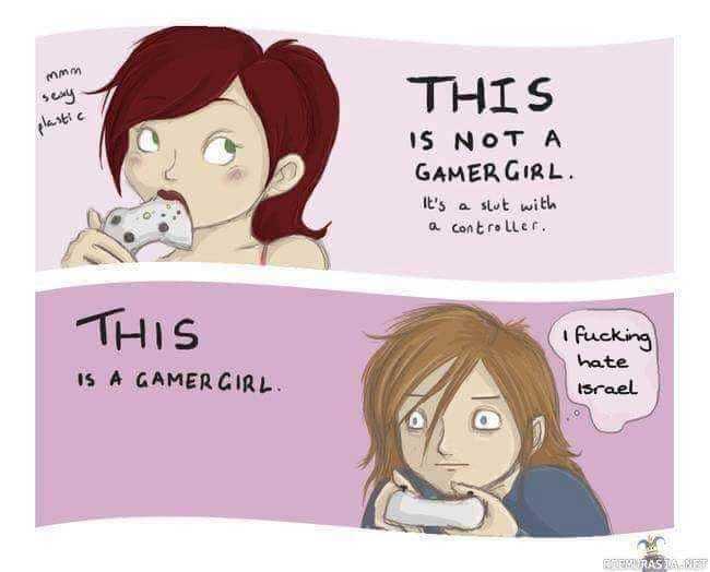 cartoon of a woman holding a game controller and a girl holding a game controller