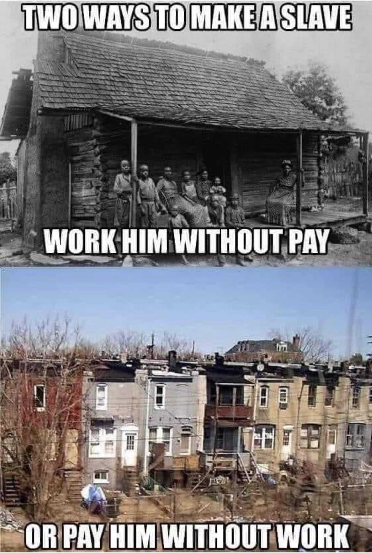 two ways to make a save work him without pay or pay him without work