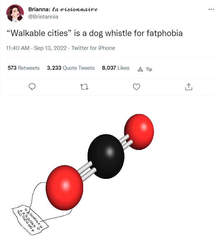 a close up of a twitter post with a picture of a molecule