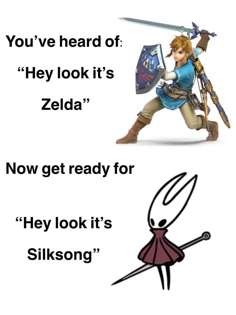 a cartoon picture of a link between two different characters