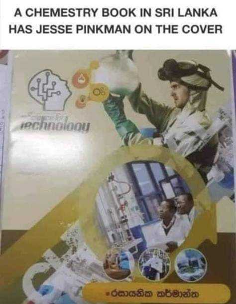 a book on science and technology in sri lanka has been placed on the cover