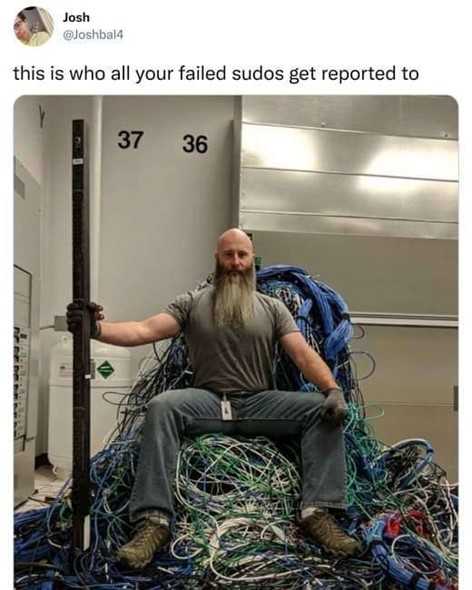 man sitting on a pile of wires in a room