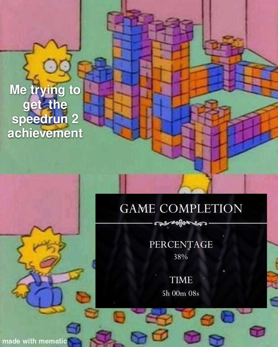 a cartoon picture of a man playing a game competition with a brick tower