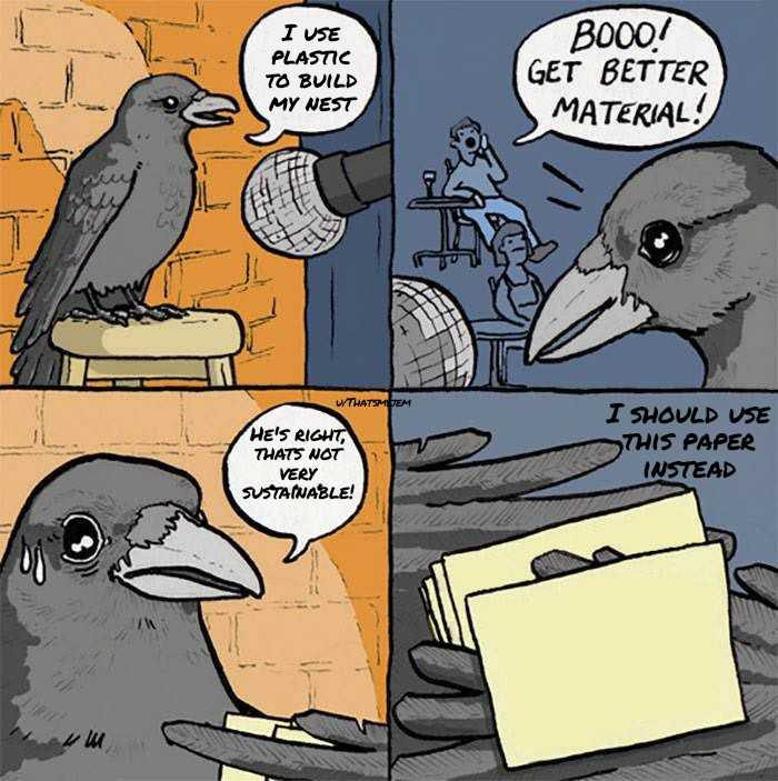 cartoon of a bird sitting on a post with a note in its beak