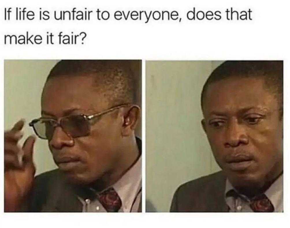 araff is unfair - everyone does that make it fair?