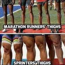 a picture taken from a video showing a series of different pictures of runners