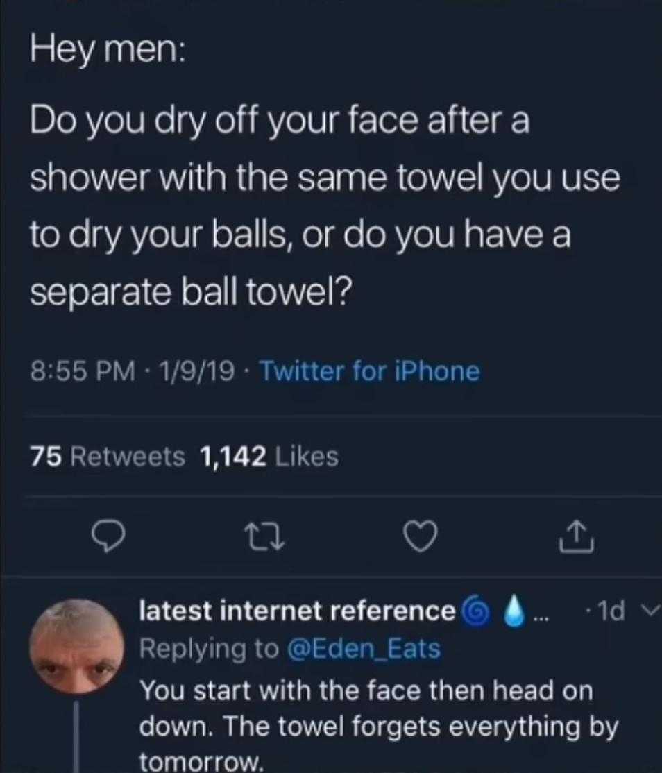 a screenshot of a tweet with a man ' s face on it