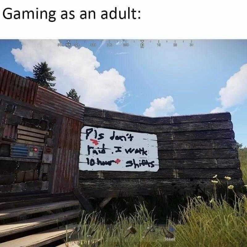 wooden building with a sign that says gaming as an adult