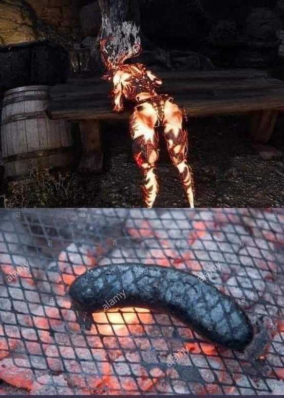 there is a picture of a fish that is cooking on the grill