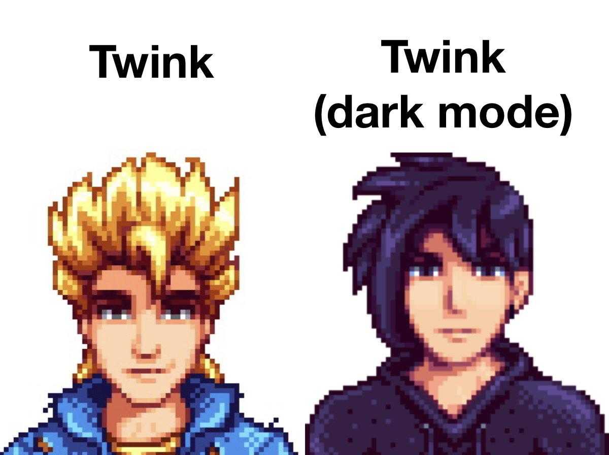 two pixel pixel images of two different characters with different expressions