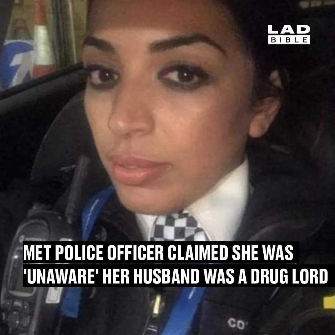 police officer claims she was unaware her husband was a drug lord