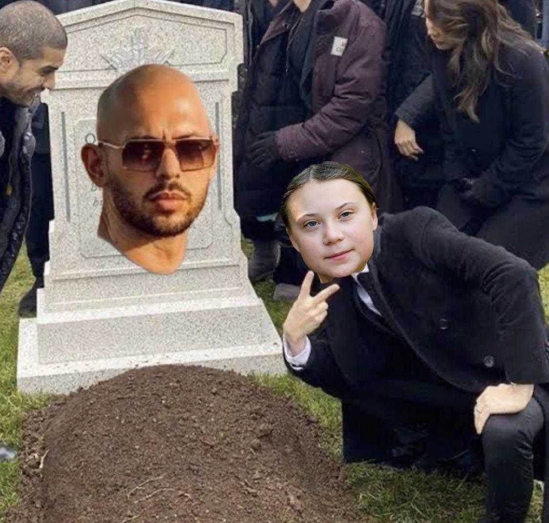 there is a woman kneeling next to a grave with a picture of a man on it